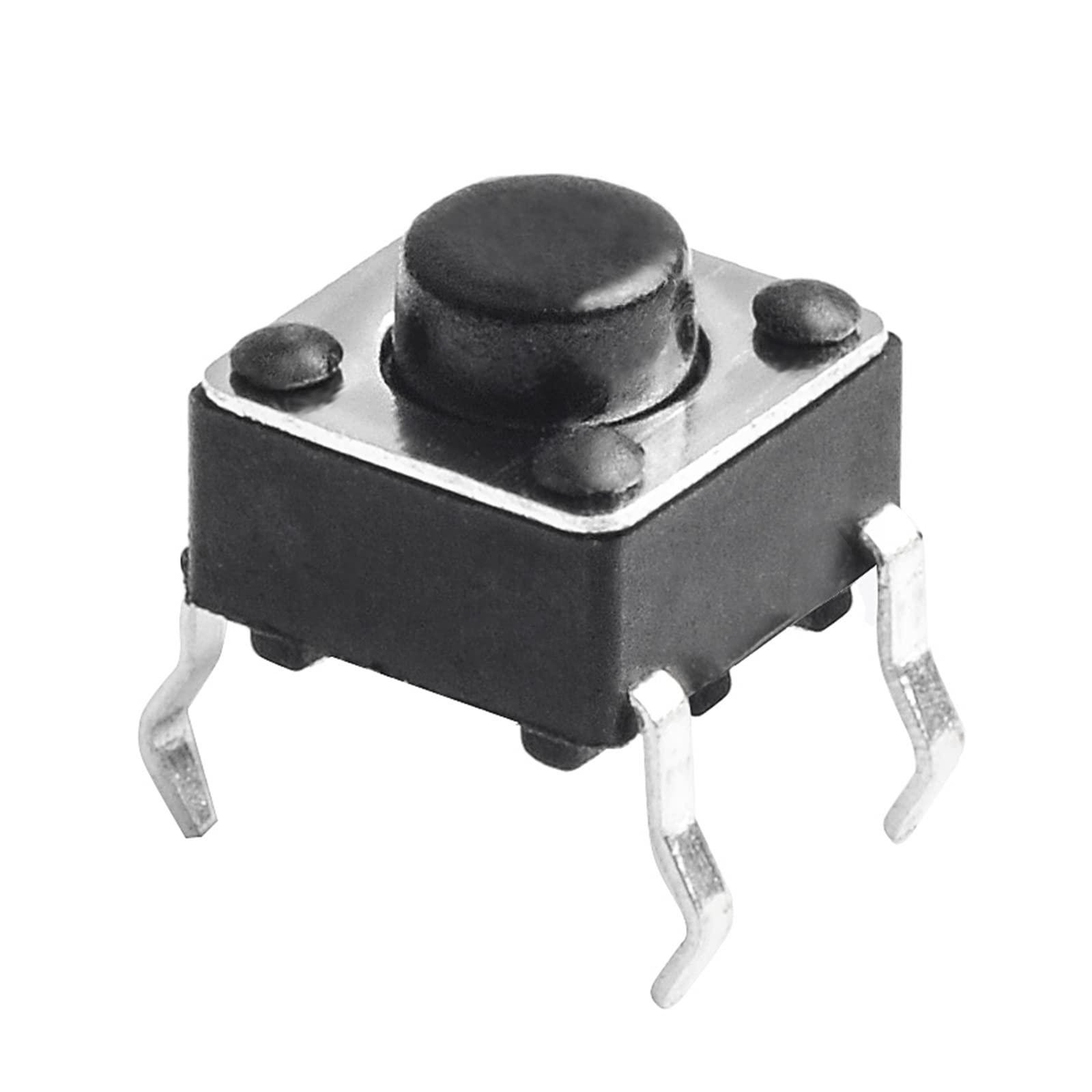 4-Pin Tactile Push Button Switch (6x6x5mm)